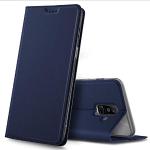 Kantoor Blauwe Siliconen Samsung Galaxy A6 Plus Hoesjes type: Flip Case 