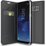 Kantoor Zwarte Siliconen Samsung Galaxy S8 Plus hoesjes type: Flip Case 