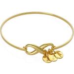 Gouden Vergulde 18K Infinity armbanden voor Dames 