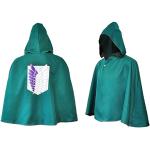 Groene Polyester Attack on Titan Poncho's  in maat M 