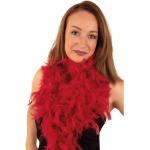 Bordeaux-rode Veren Boa sjaals voor Dames 