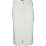 Witte Viscose Vero Moda Spijkerrokken  in maat 5XL in de Sale voor Dames 