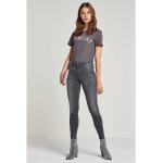 Donkergrijze Polyester High waist Vero Moda Skinny jeans  in maat M  lengte L34  breedte W38 voor Dames 