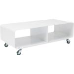Verrijdbaar tv meubel wit 90x42x30cm Kare Design Mobil