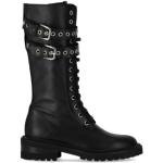 Zwarte VIA ROMA Combat boots  in maat 38,5 met Hakhoogte 3cm tot 5cm met Ronde neuzen in de Sale voor Dames 