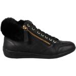 Zwarte Geox Sneakers met rits  in maat 36 met Ronde neuzen met Ritssluitingen in de Sale voor Dames 