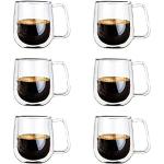 dubbelwandige Koffiekopjes & koffiemokken met motief van Koffie 6 stuks 