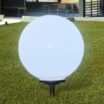 Witte Kunststof VidaXL LED solarlampen aangedreven met Zonne-Energie Sustainable 