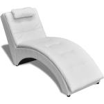 Moderne Witte VidaXL Chaise longues Sustainable 