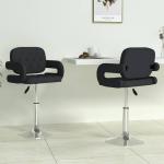 Zwarte Stalen VidaXL Design stoelen 2 stuks 