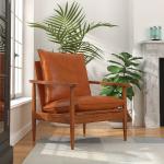 Bruine Acacia VidaXL Gewatteerde Comfort stoelen 