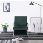 Moderne Donkergroene Houten VidaXL Comfort stoelen 