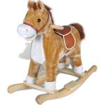 Bruine VidaXL Paarden Hobbelpaarden & Schommelpaarden met motief van Paarden voor Babies 