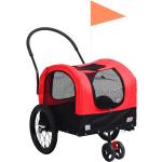 Rode VidaXL Kinderwagens met motief van Honden 