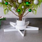 Witte Metalen VidaXL Kerstboomstandaarden 
