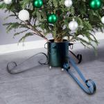 Groene Metalen VidaXL Kerstboomstandaarden 