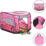 Roze Polyester VidaXL Speeltenten met motief van Bus voor Kinderen 