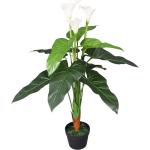 Witte Houten VidaXL Bloemen Kunstmatige bloemen & planten 