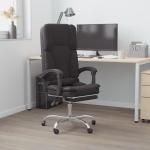 Minimalistische Zwarte Metalen Verstelrugleunings VidaXL Bureaustoelen Sustainable 