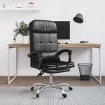 Minimalistische Zwarte Metalen Verstelrugleunings VidaXL Bureaustoelen Sustainable 