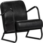 Moderne Zwarte Leren VidaXL Comfort stoelen 