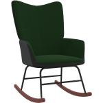 Donkergroene PVC VidaXL Fauteuil-schommelstoelen Sustainable 