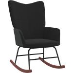 Zwarte PVC VidaXL Fauteuil-schommelstoelen Sustainable 
