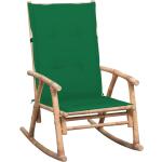 Groene VidaXL Fauteuil-schommelstoelen met motief van Bamboe Sustainable 