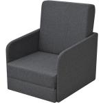 Donkergrijze Houten VidaXL Comfort stoelen Sustainable 
