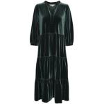 Klassieke Groene Polyester PART TWO Casual jurken V-hals  in maat S Maxi voor Dames 