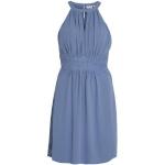 Blauwe Polyester Vila Mouwloze jurken Ronde hals  in maat M voor Dames 