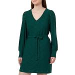 Groene Vila Mini jurken V-hals  in maat XL met Lange mouwen Mini voor Dames 