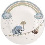 Villeroy & Boch - Boho kids "Walk like an elephant", porseleinen bord in boho-stijl, kinderservies bord, 21,5 cm Ø, vaatwasmachinebestendig, magnetronbestendig, meerkleurig