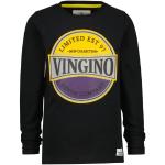 Vingino Jardo Shirt voor jongens, zwart (deep black), 140 cm
