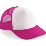 Retro Roze Polyester Beechfield Snapback cap voor Dames 
