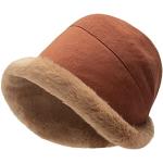 Roestrode Wollen Bucket hats  voor een Valentijnsdag  voor de Winter Sustainable voor Dames 