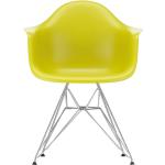 Gele Chromen Vitra DAR Design stoelen 