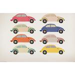 Multicolored Volkswagen Volkswagen Beetle Pop art 