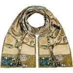 Klassieke Gouden Zijden Gustav Klimt Damessjaals 