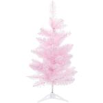 Roze Kunststof Kleine kerstbomen met motief van Ornament 