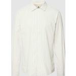 Casual Witte Anerkjendt Overhemden met borstzak kentkraag  in maat M in de Sale voor Heren 