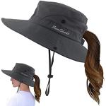 Casual Zwarte Polyester Bucket hats  voor de Zomer met motief van Vis voor Dames 