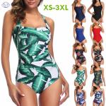 Groene Polyester Gewatteerde Badpakken  voor de Zomer  in maat 3XL voor Dames 