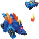 VTech Switch&Go Dinos stegosaurus-plectrums racewagen, dinosaurus en actiefiguren, transformeerbaar 2-in-1 dino-autospeelgoed voor kinderen + 3 jaar, ESP-versie