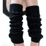 Zwarte Acryl Gehaakte Overknee laarzen  voor de Herfst voor Meisjes 