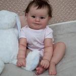 Bruine Siliconen 50 cm Babypoppen voor Babies 