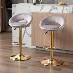 Moderne Gouden Verstelbare Hoogte Barkrukken & Barstoelen 
