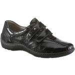 Zwarte Patent Leren Waldläufer Henni Klittenband schoenen  in maat 37 met Klittenbandsluitingen voor Dames 