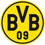 Wall-Art Wandfolie Fußball Logo Borussia Dortmund zelfklevend, verwijderbaar geel 40 cm x 40 cm