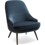 Blauwe Walter Knoll Design fauteuils 